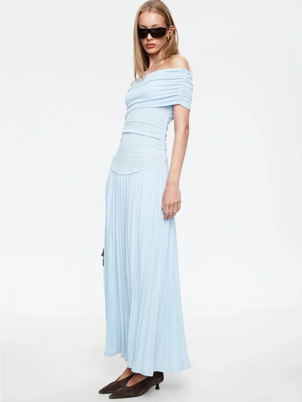 Lioness Field of Dreams Light Blue Maxi Dress Size XS - Picture 2 of 14